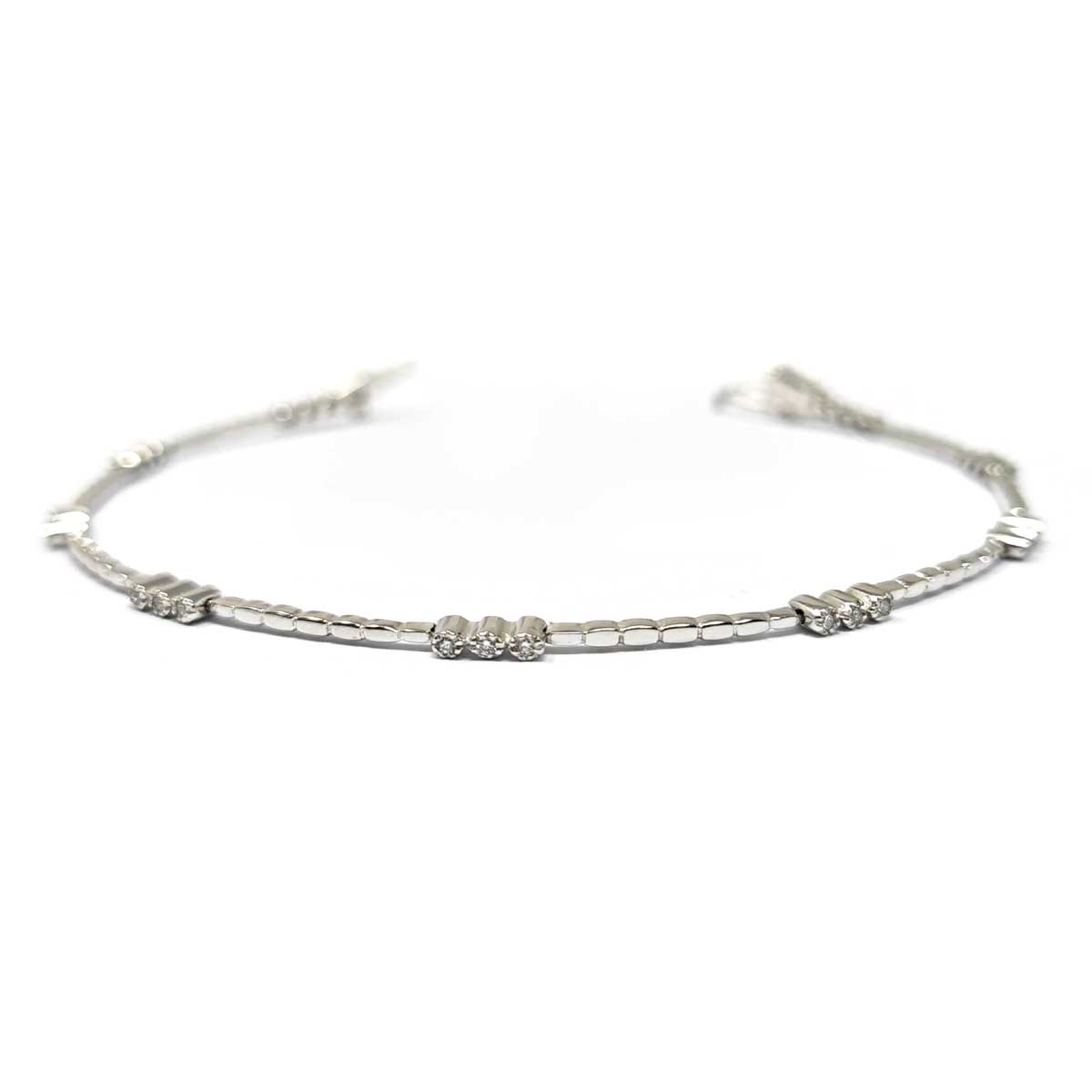 Bracciale Semirigido con Diamanti CT 0.22