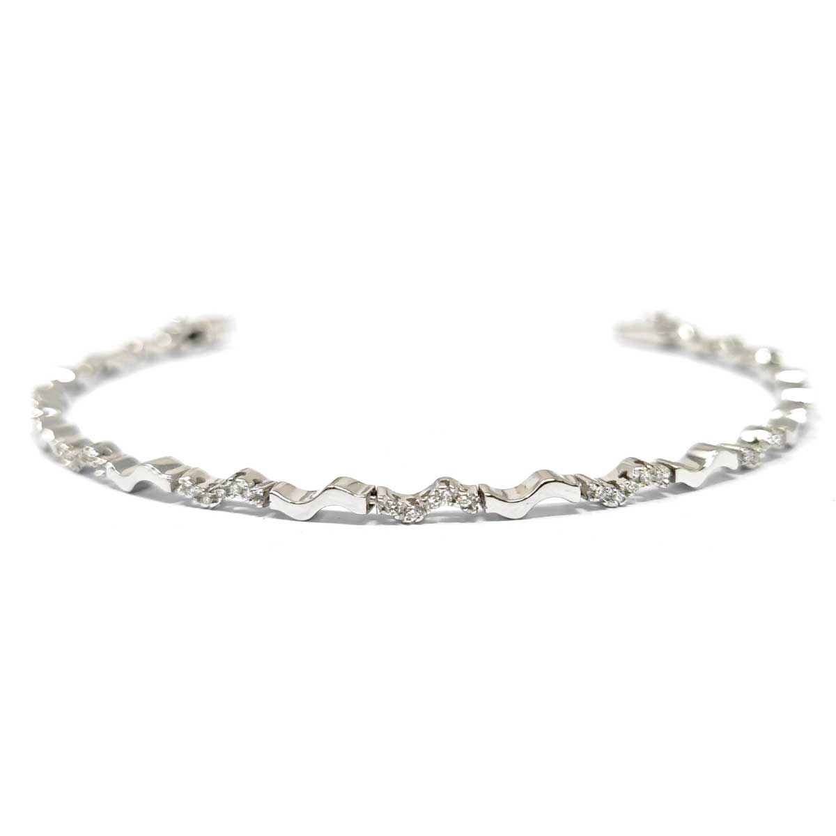 Bracciale Semirigido con Diamanti CT 0.55