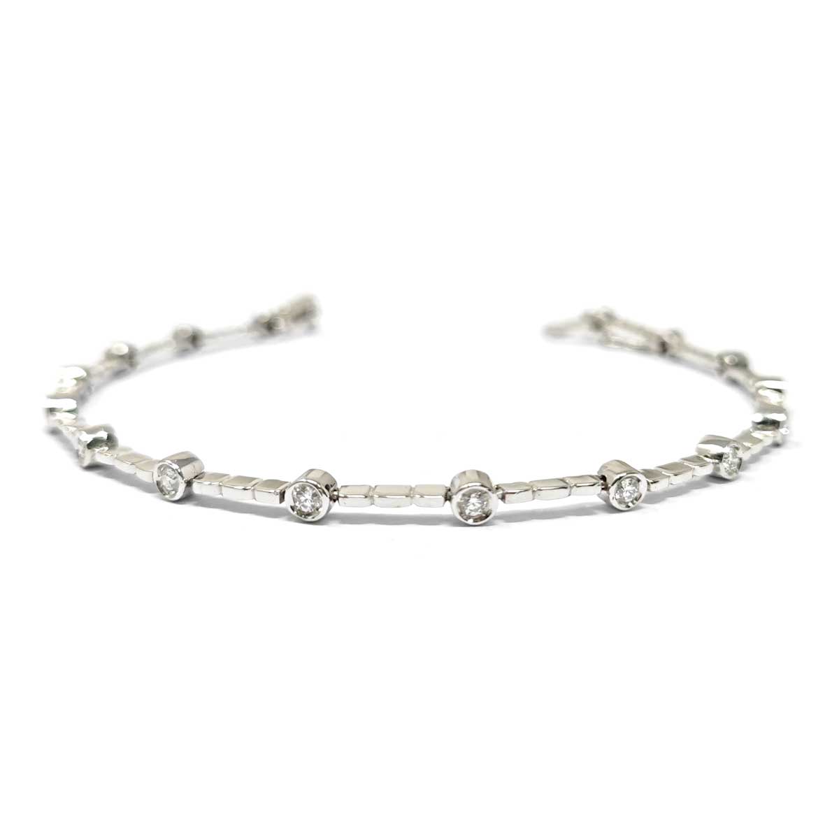 Bracciale Semirigido con Diamanti CT 0.62