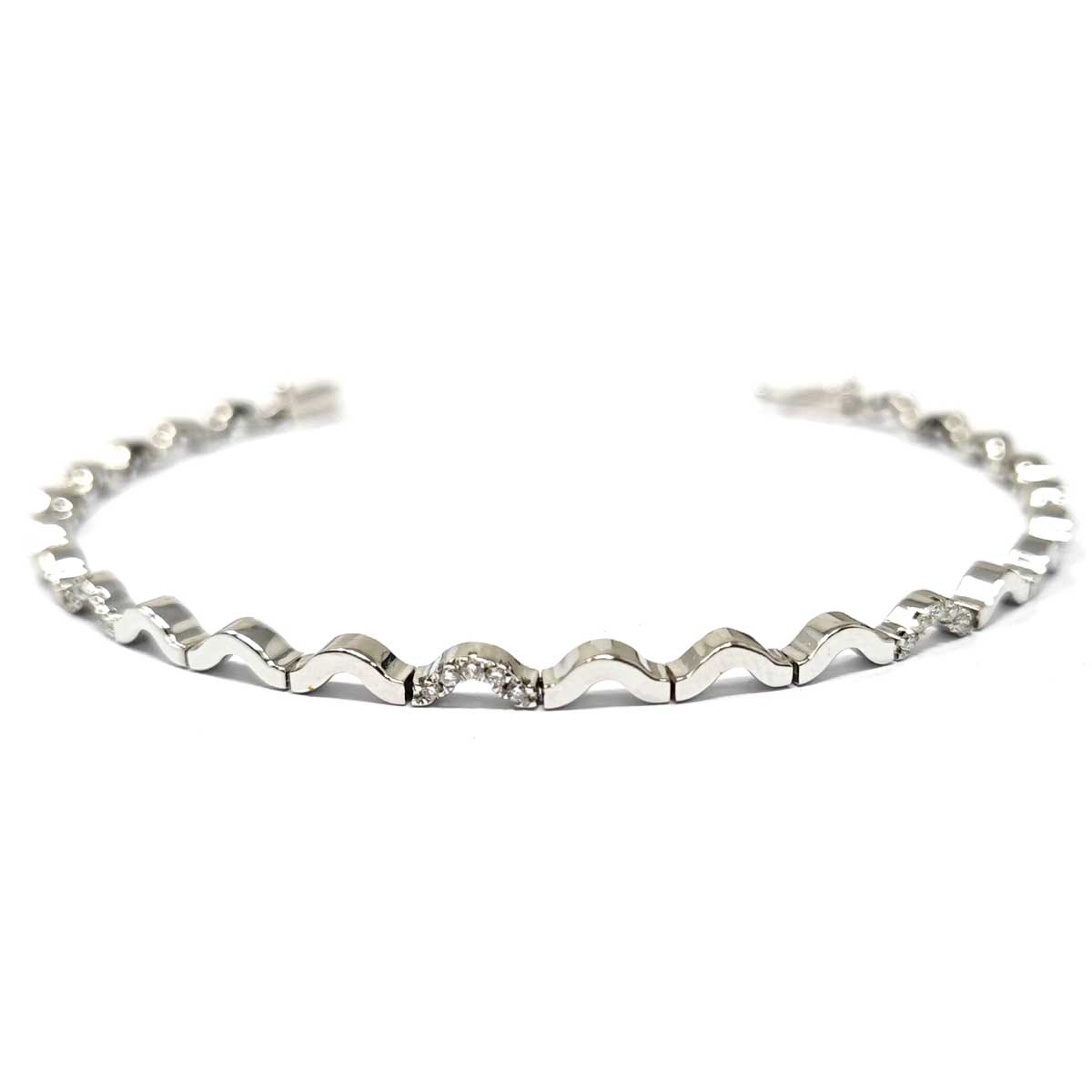 Bracciale Semirigido con Diamanti CT 0.30