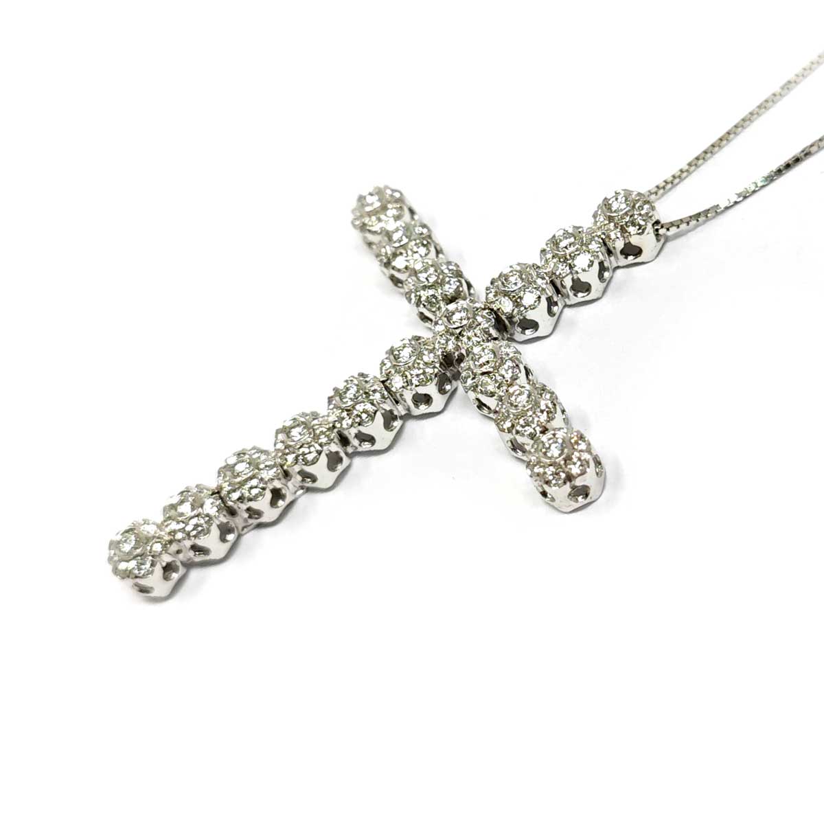 Pendente Croce con Diamanti CT 1.06