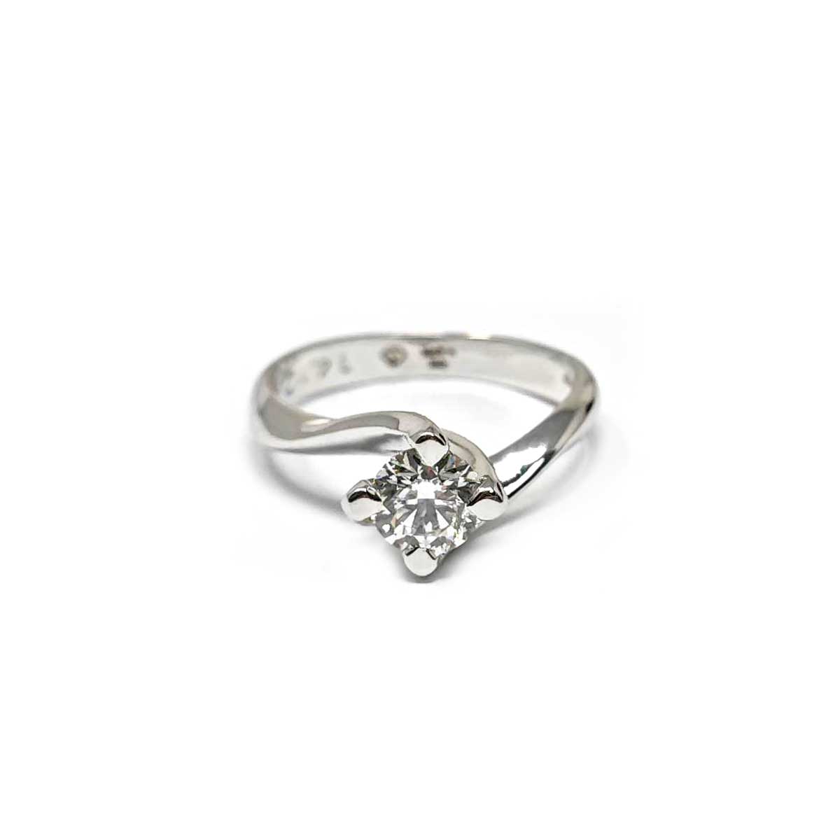 Anello Solitario Valentino con Diamante CT 0.71 VS1 E