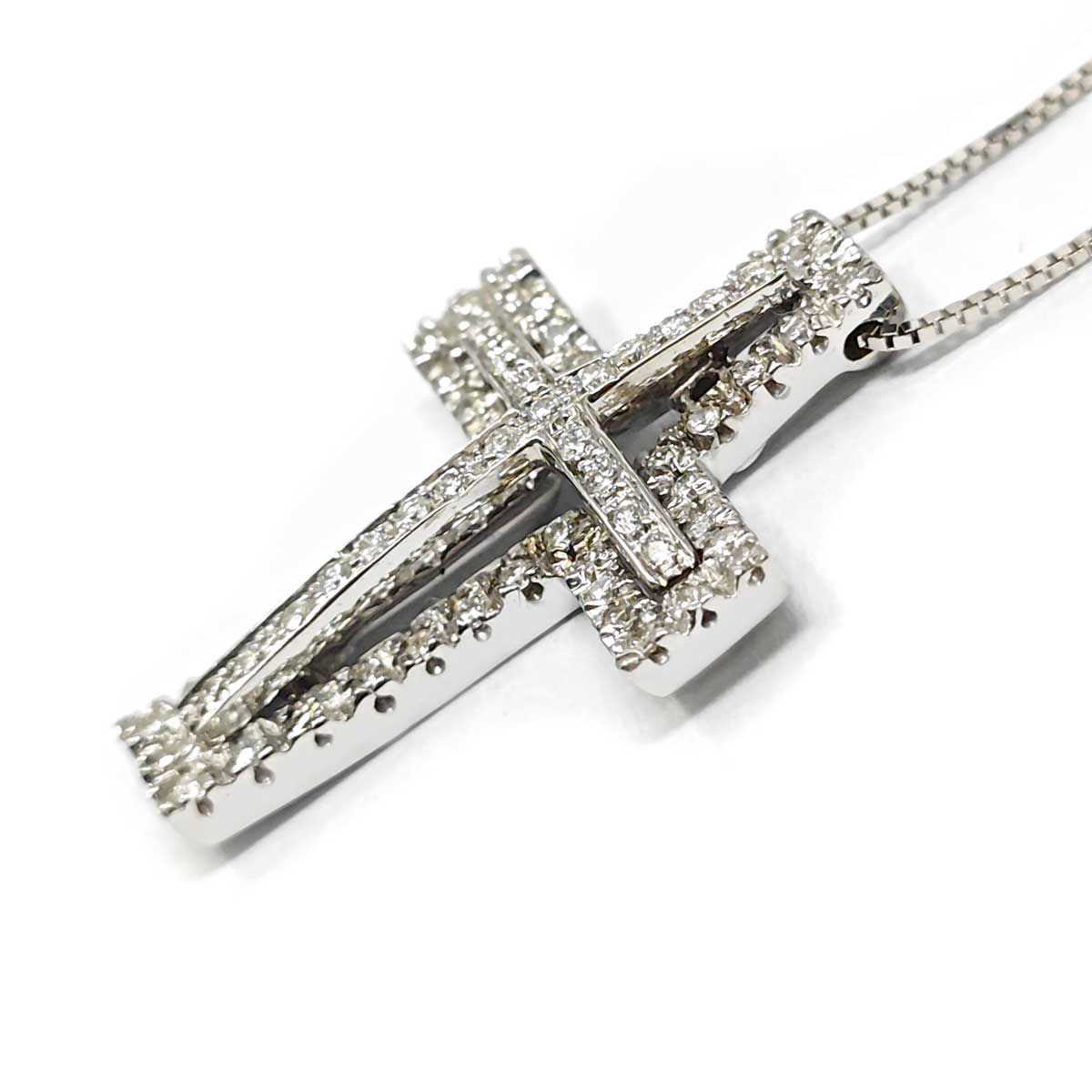 Pendente Croce con Diamanti CT 0.66