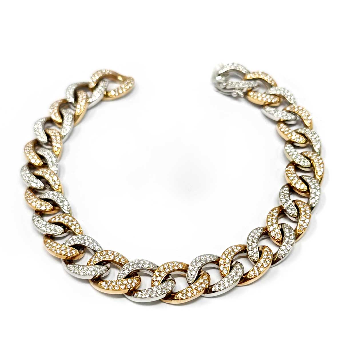 Bracciale in Oro a Maglia Bicolore CT 3.30