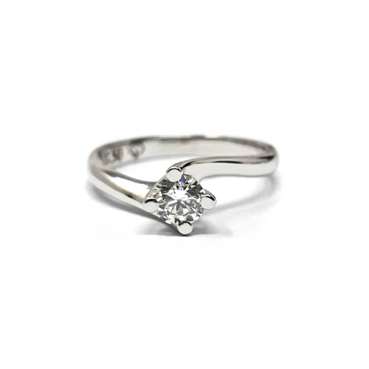 Anello Solitario con Diamante Certificato IGI CT 0.50