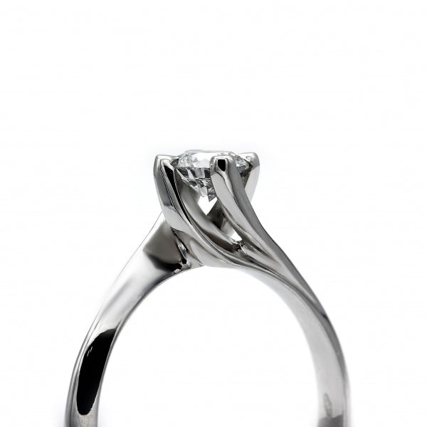Anello Solitario con Diamante CT 0.40 VVS2 F CERTIFICATO IGI