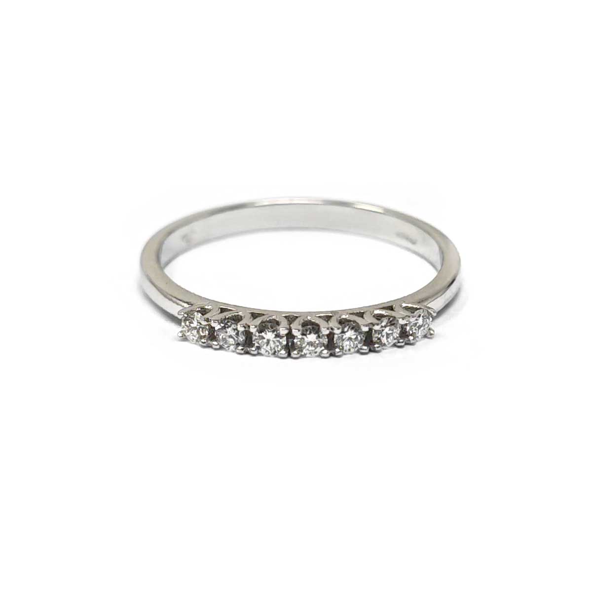 Anello Veretta 7 Diamanti CT 0.21