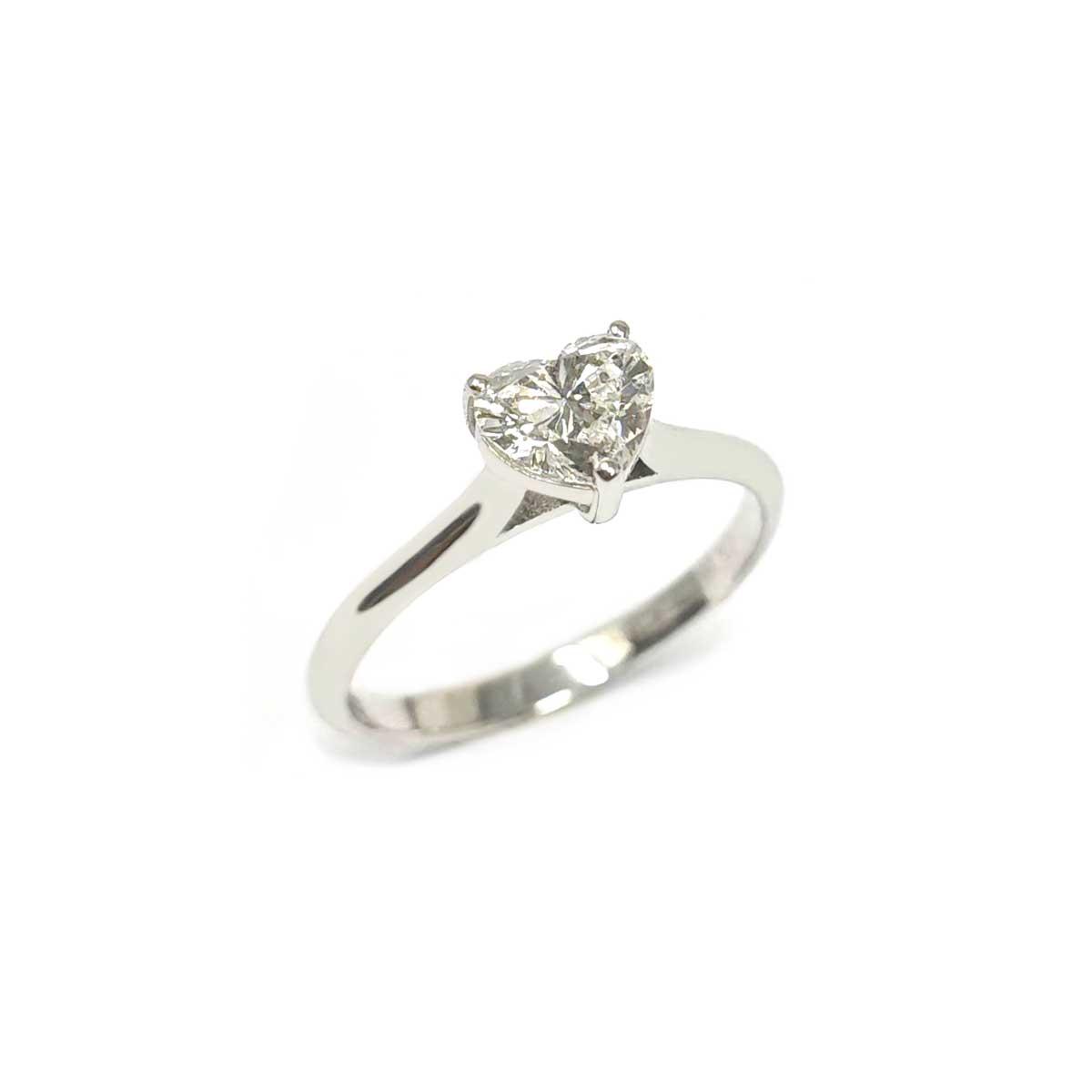 Anello Solitario Taglio Cuore CT 0.70 VVS1 F GIA Certificato