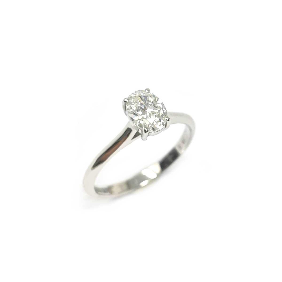 Anello Solitario Taglio Ovale CT 0.70 VS1 D GIA Certificato