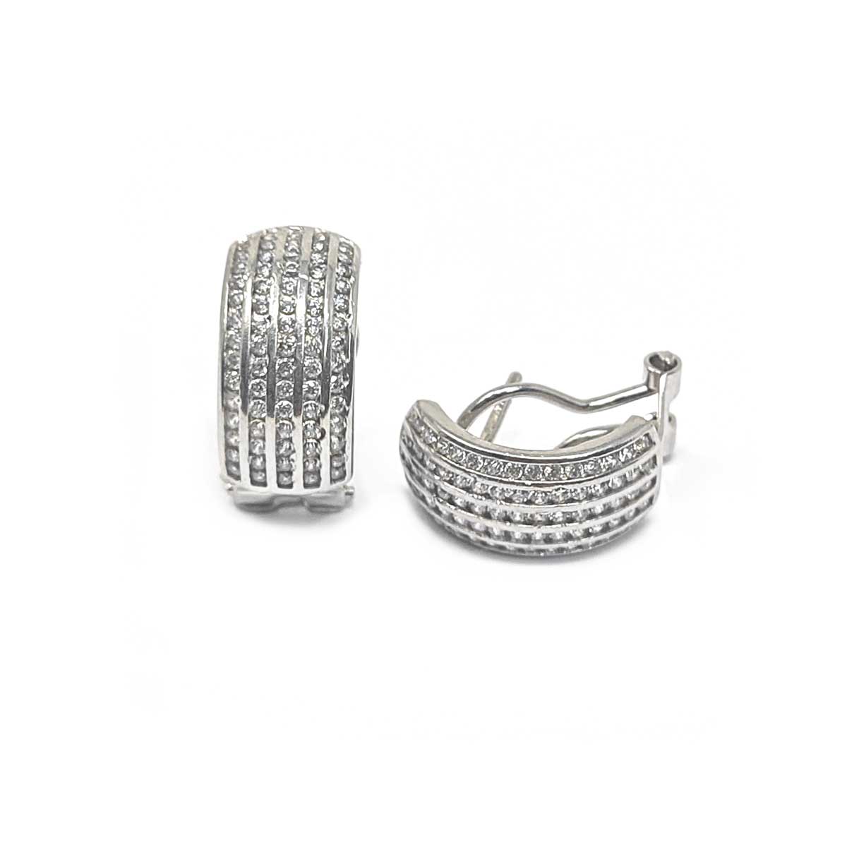 Orecchini Cerchio con Diamanti CT 0.75