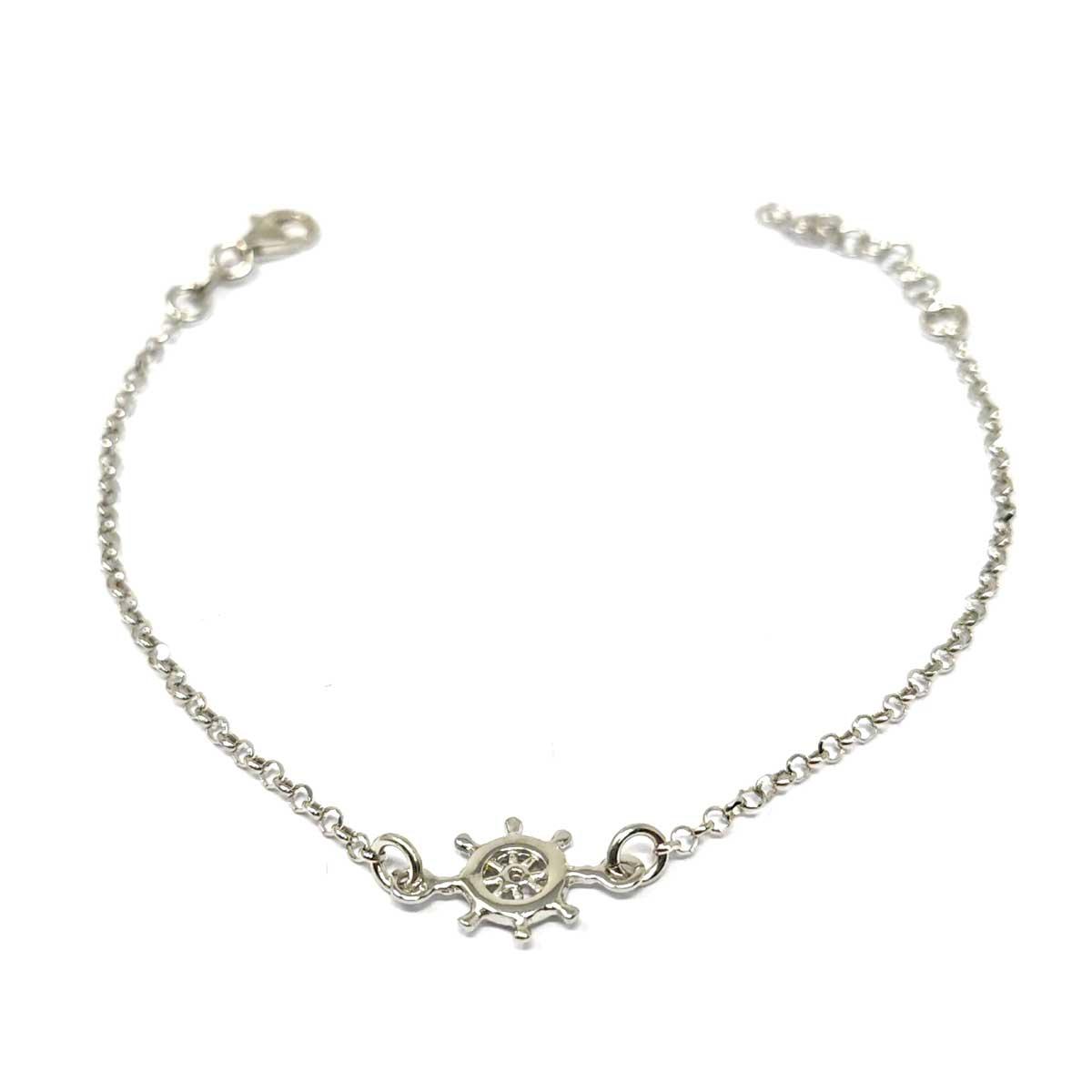 Bracciale in argento con ciondolo
