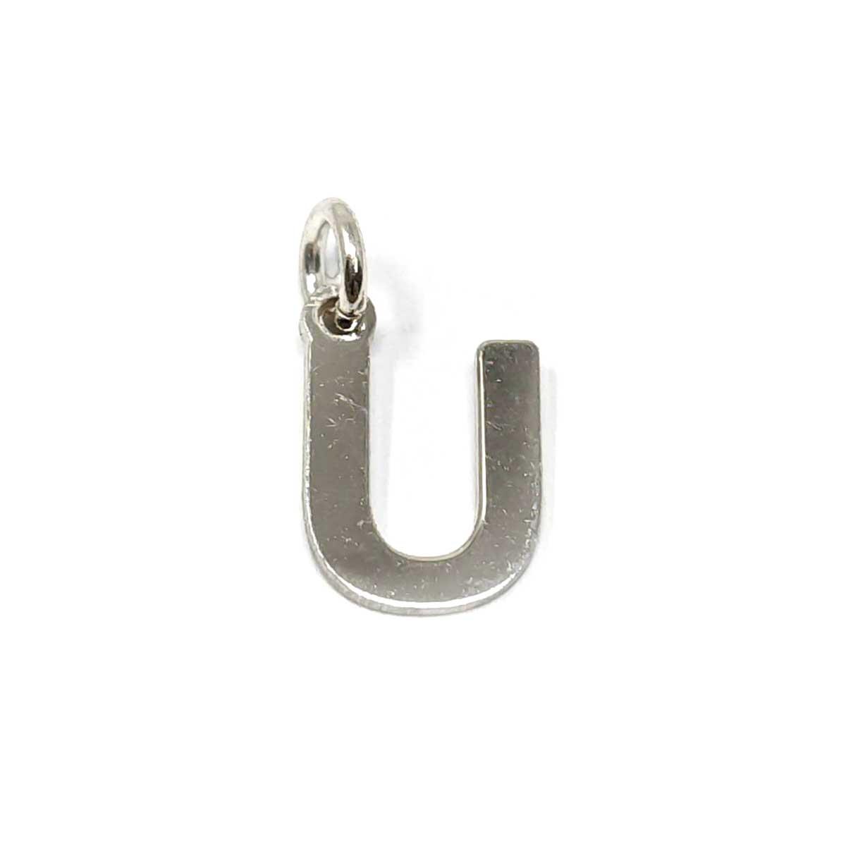 Pendenti Lettere in argento rodiato bianco lucido