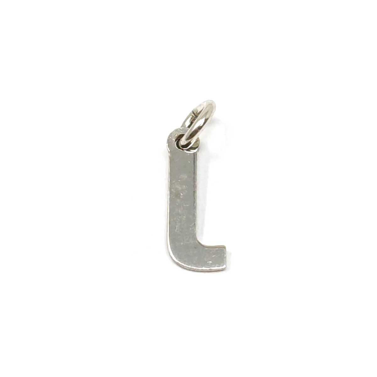 Pendenti Lettere in argento rodiato bianco lucido