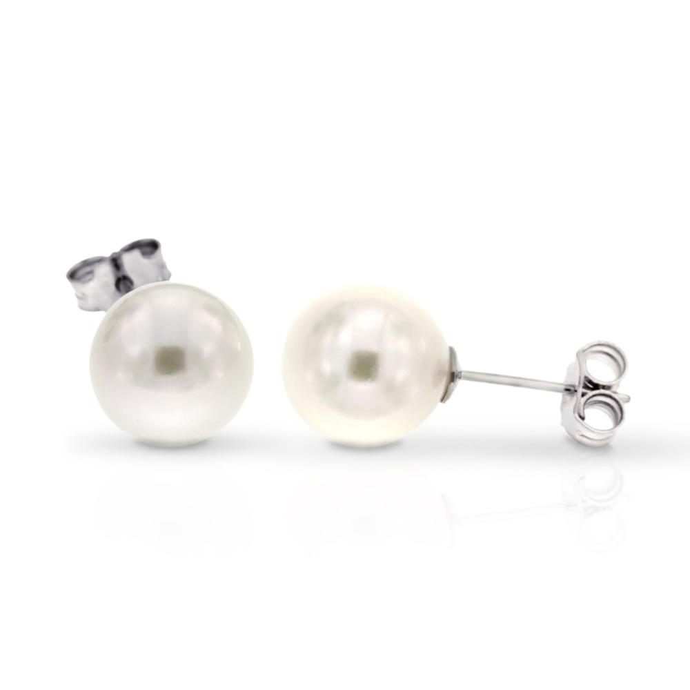Orecchini con Perla Freshwater 8.5/9 mm