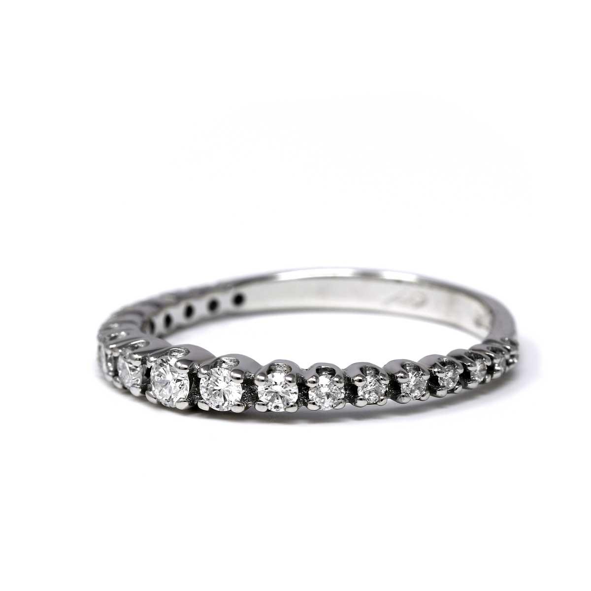 Anello Riviera con Diamanti CT 0.37