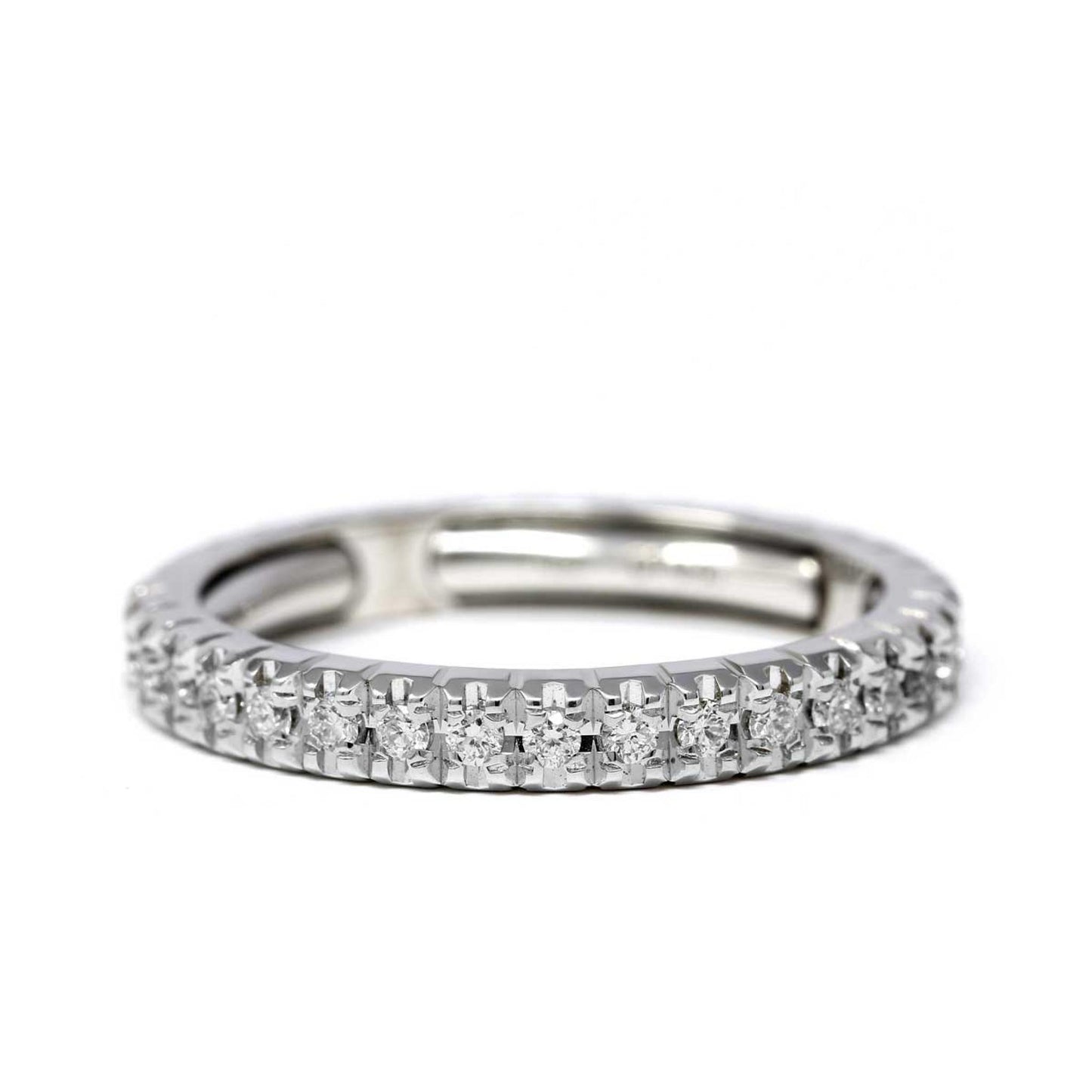 Anello Riviera con Diamanti Estendibile mis da 13 a 16 CT 0.50