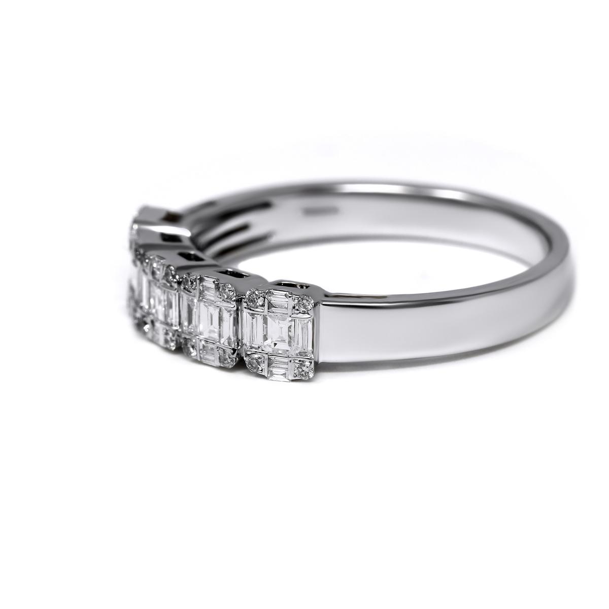 Anello Veretta con Diamanti CT 0.36