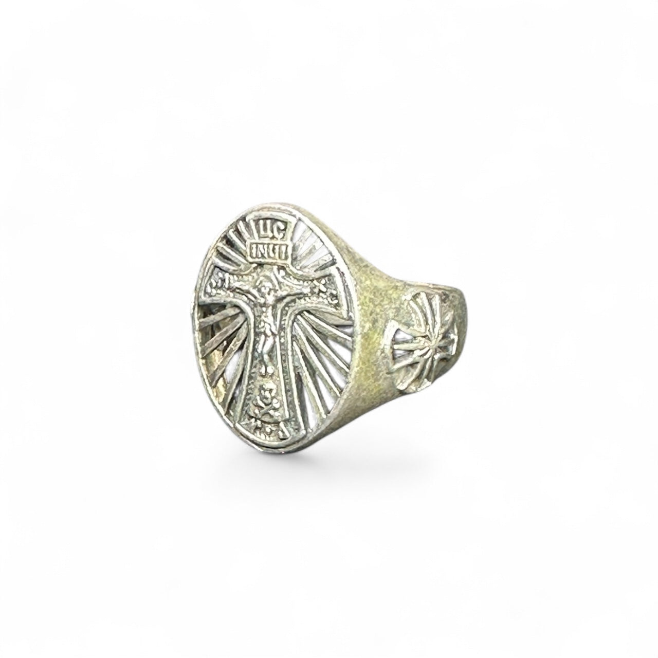 Anello con Croce in Argento 925 mis 31