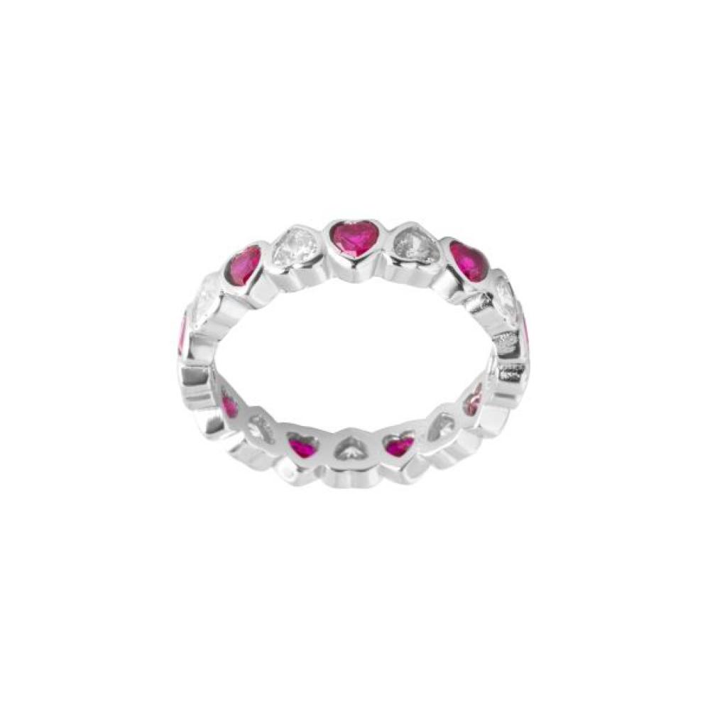 Anello 110077/12 rosso e bianco