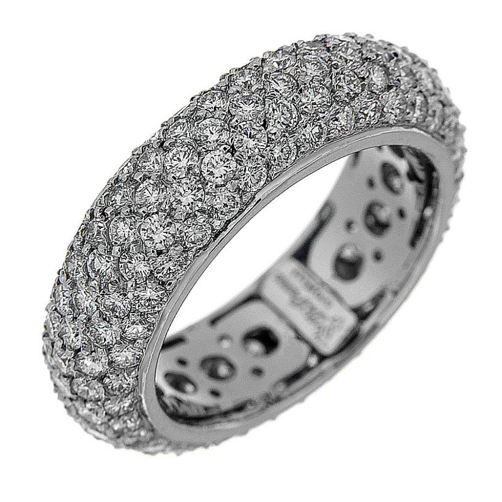 Anello Giradito con 175 Diamanti CT 3.92