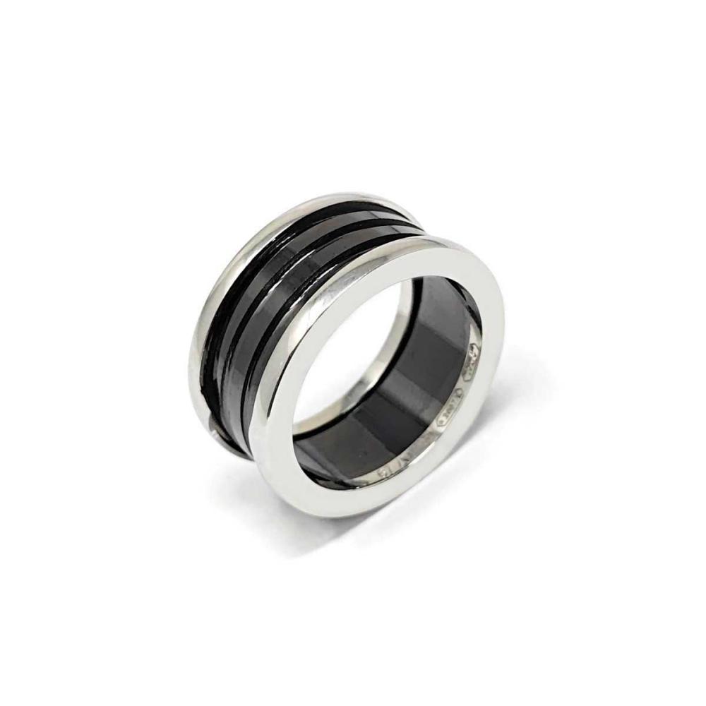 ANELLO IN ARGENTO Mod. Bvlgari