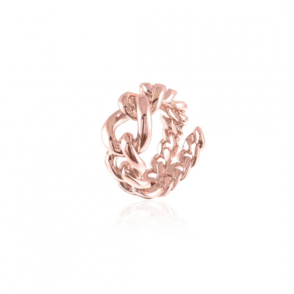 Anello in bronzo dorato rosa UNOAERRE