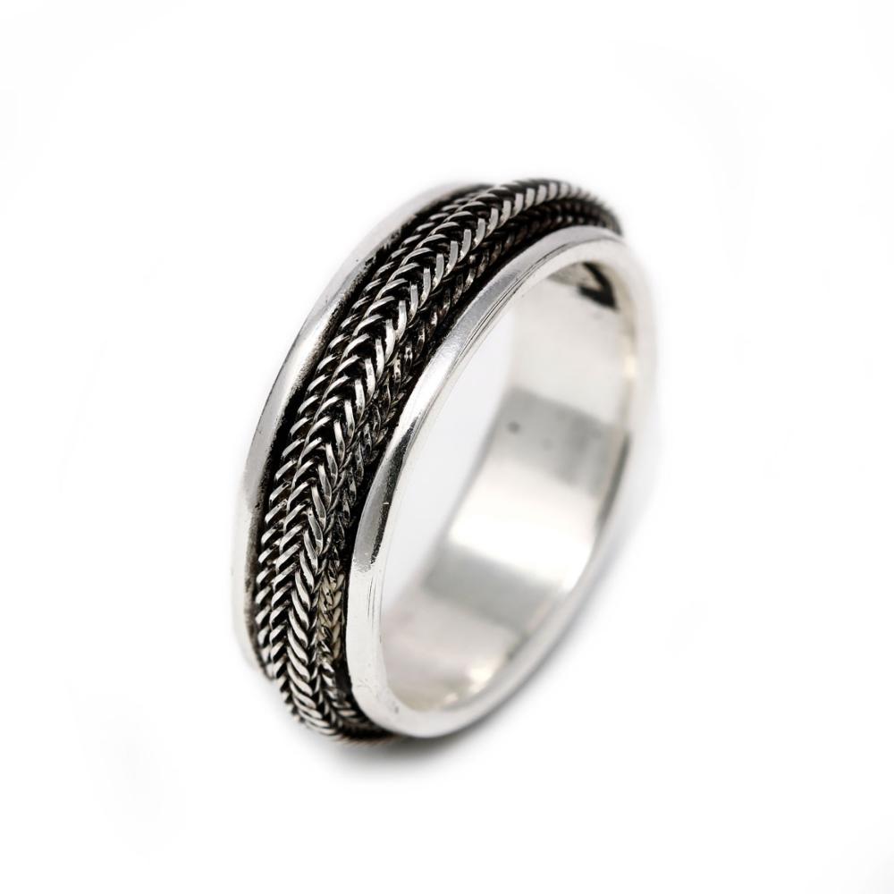 Anello in filigrana etrusca in Argento 925 mis 22