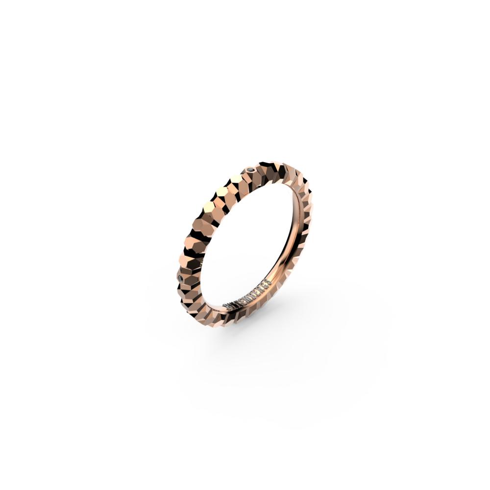ANELLO MULTISFACCETTATO CON DIAMANTE MIS.26