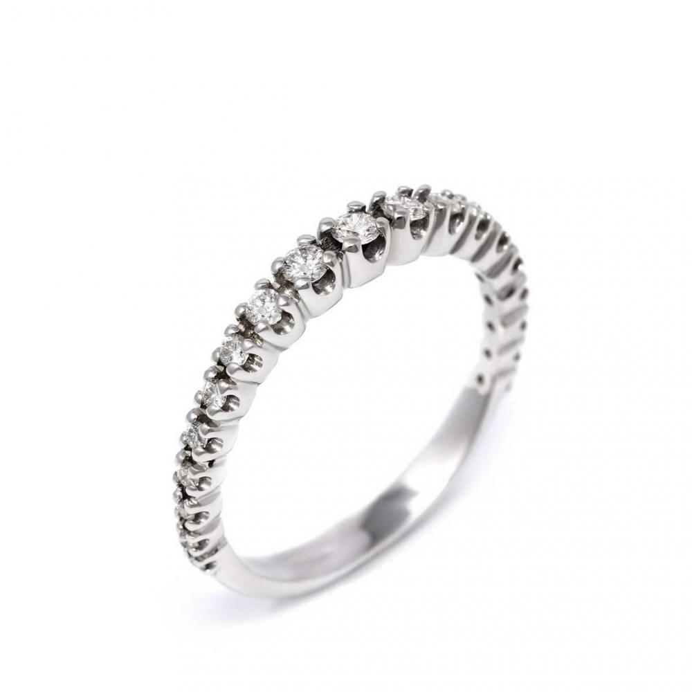 Anello Riviera con Diamanti CT 0.32