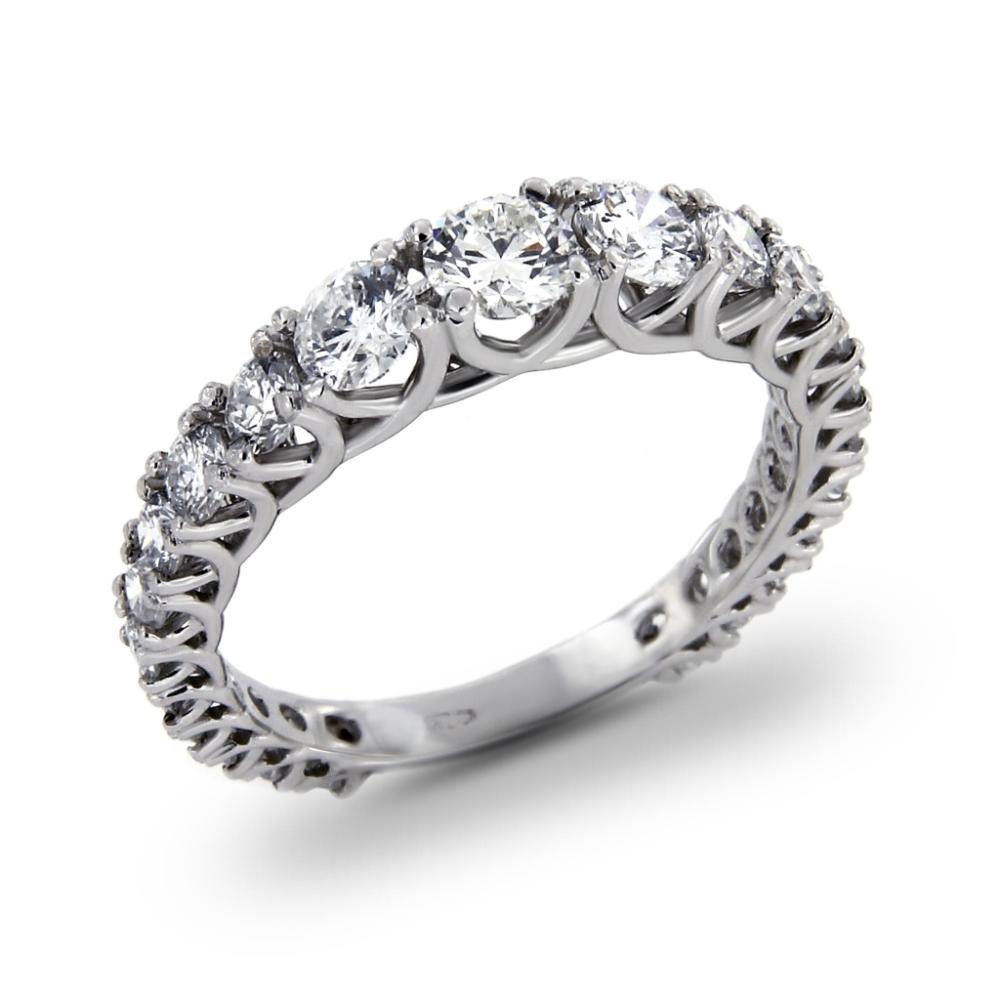Anello Riviera con Diamanti CT 1.72 Linea Wilma