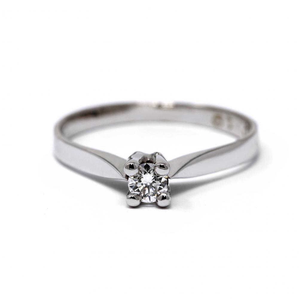 Anello Solitario Giza con Diamante CT 0.07