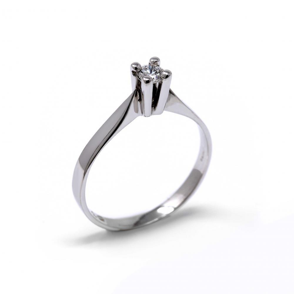 Anello Solitario Giza con Diamante CT 0.07