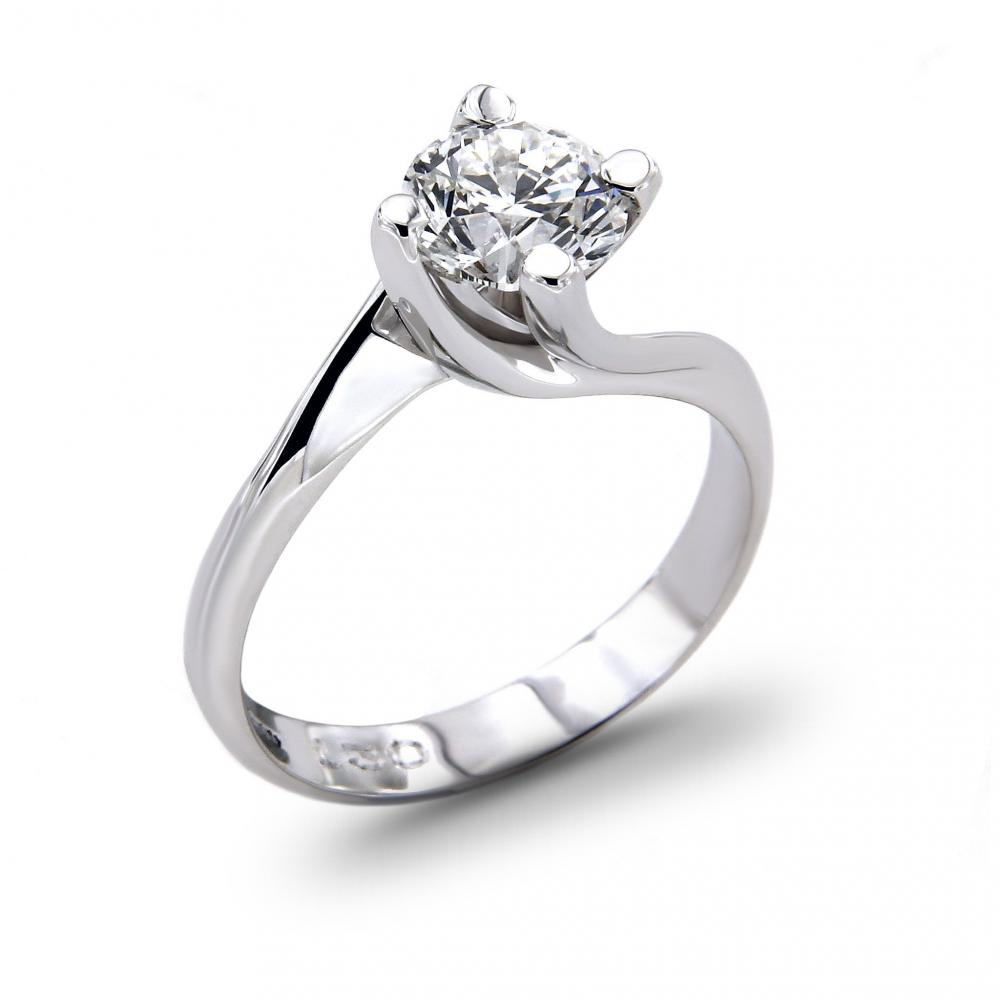 Anello Solitario Linea Valentino CT 1.30 Certificato IGI