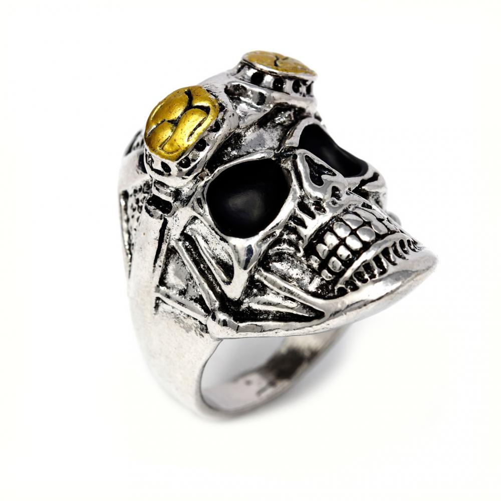 Anello Teschio in Argento 925 mis 25