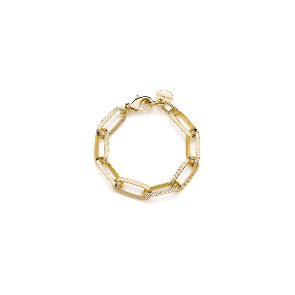 Bracciale catena dorata Triangoli Unoaerre ref.2381