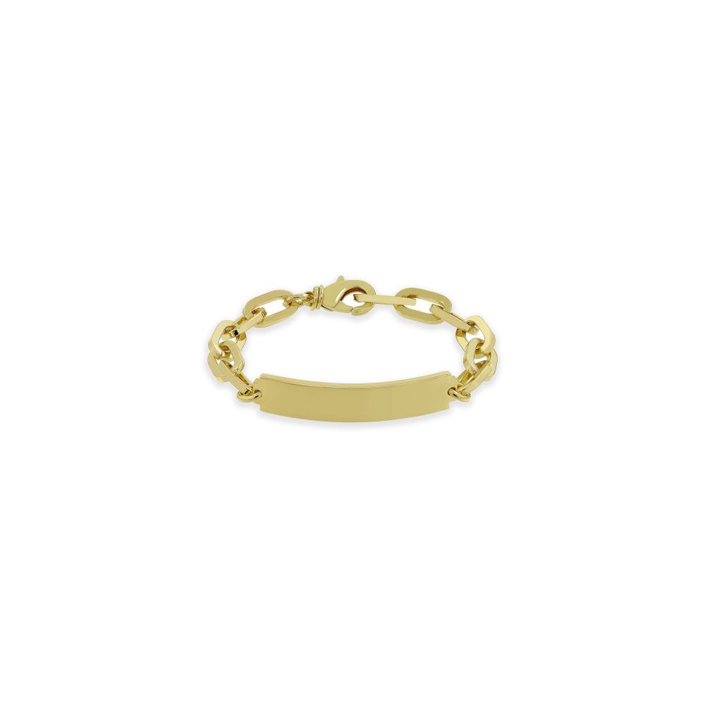 Bracciale catena forzatina con targa UNOAERRE 2502
