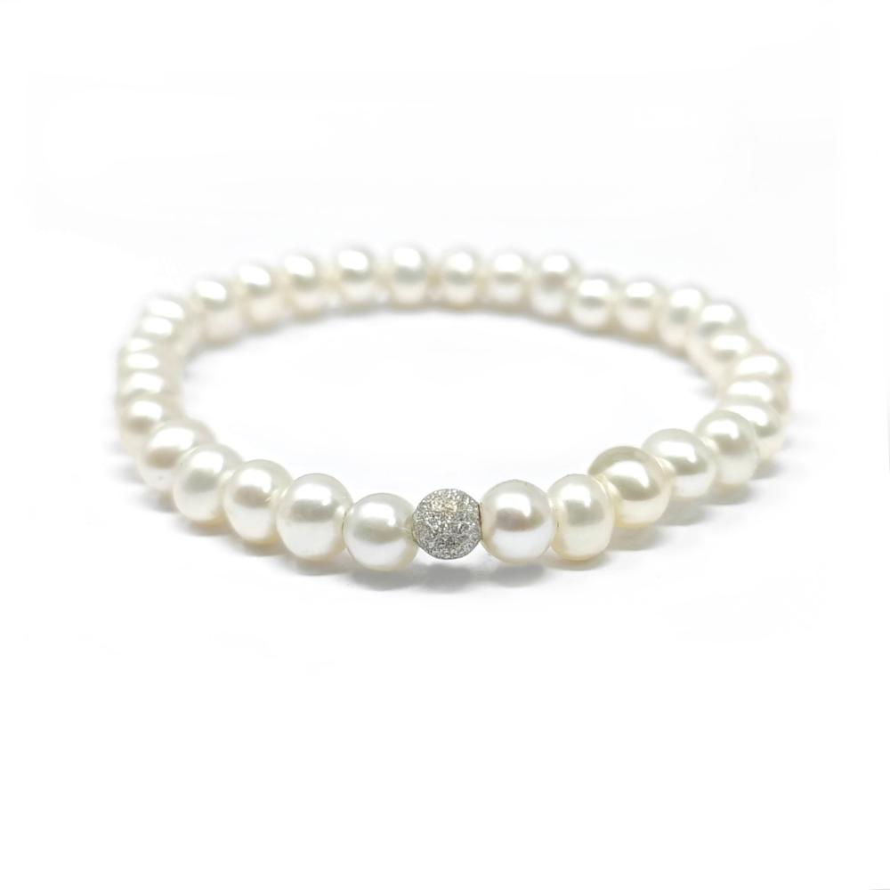 Bracciale di Perla Freshwater 5/5,5 mm AD