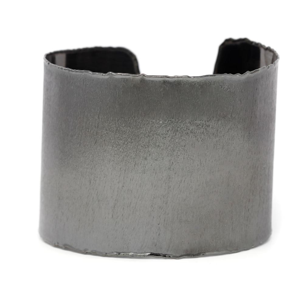 Bracciale Etrusco Molla Piatto in Argento 925 Brunito