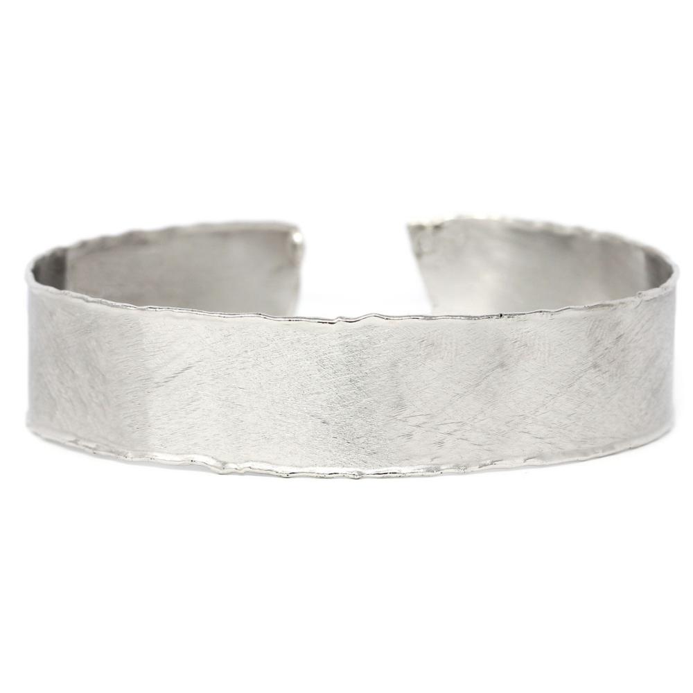 Bracciale Etrusco Molla Piatto in Argento 925 Brunito