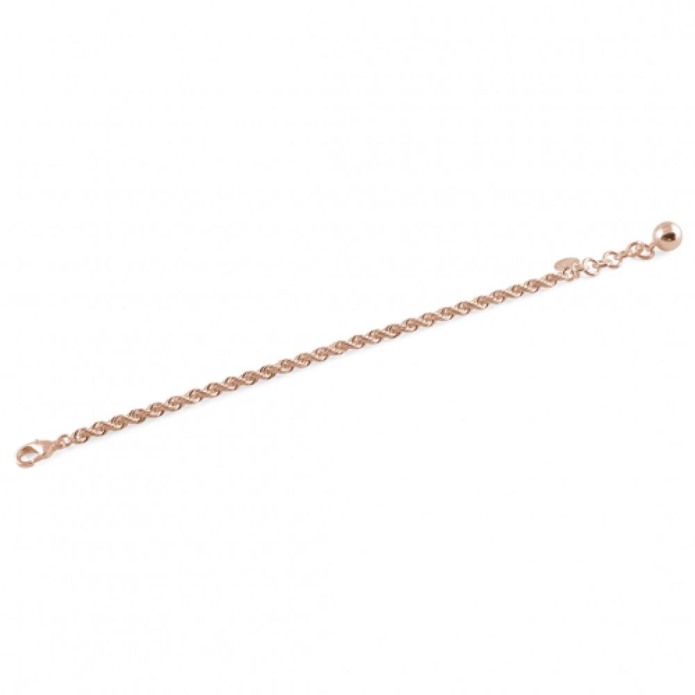 Bracciale in bronzo dorato rosa UNOAERRE ref.1592