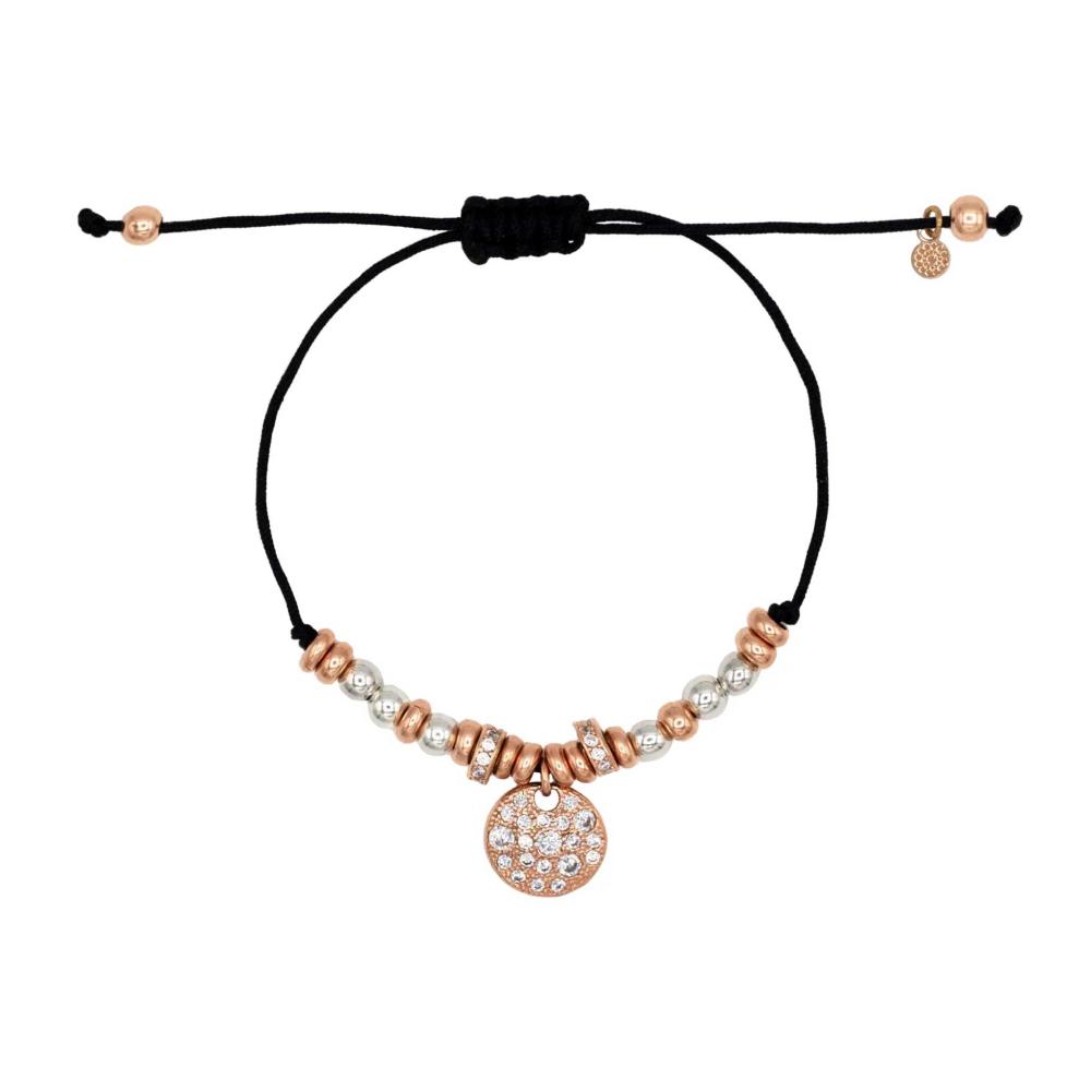 Bracciale Loop Tondo Bianco Rosè ALISEI