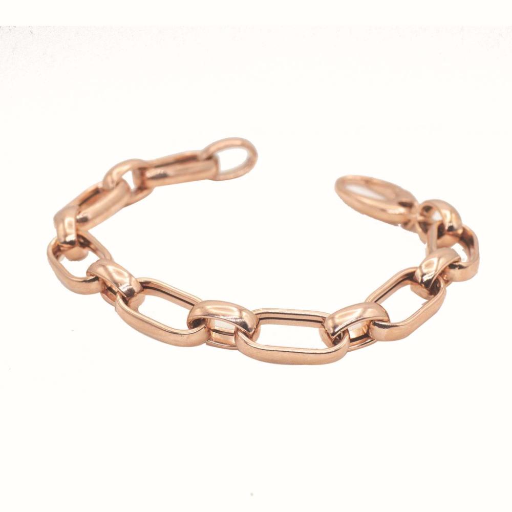 Bracciale Losanghe Lucido Ag 925 Rosato ALISEI