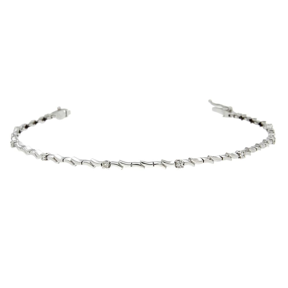 Bracciale Semirigido con Diamanti CT 0.20 VS SI F