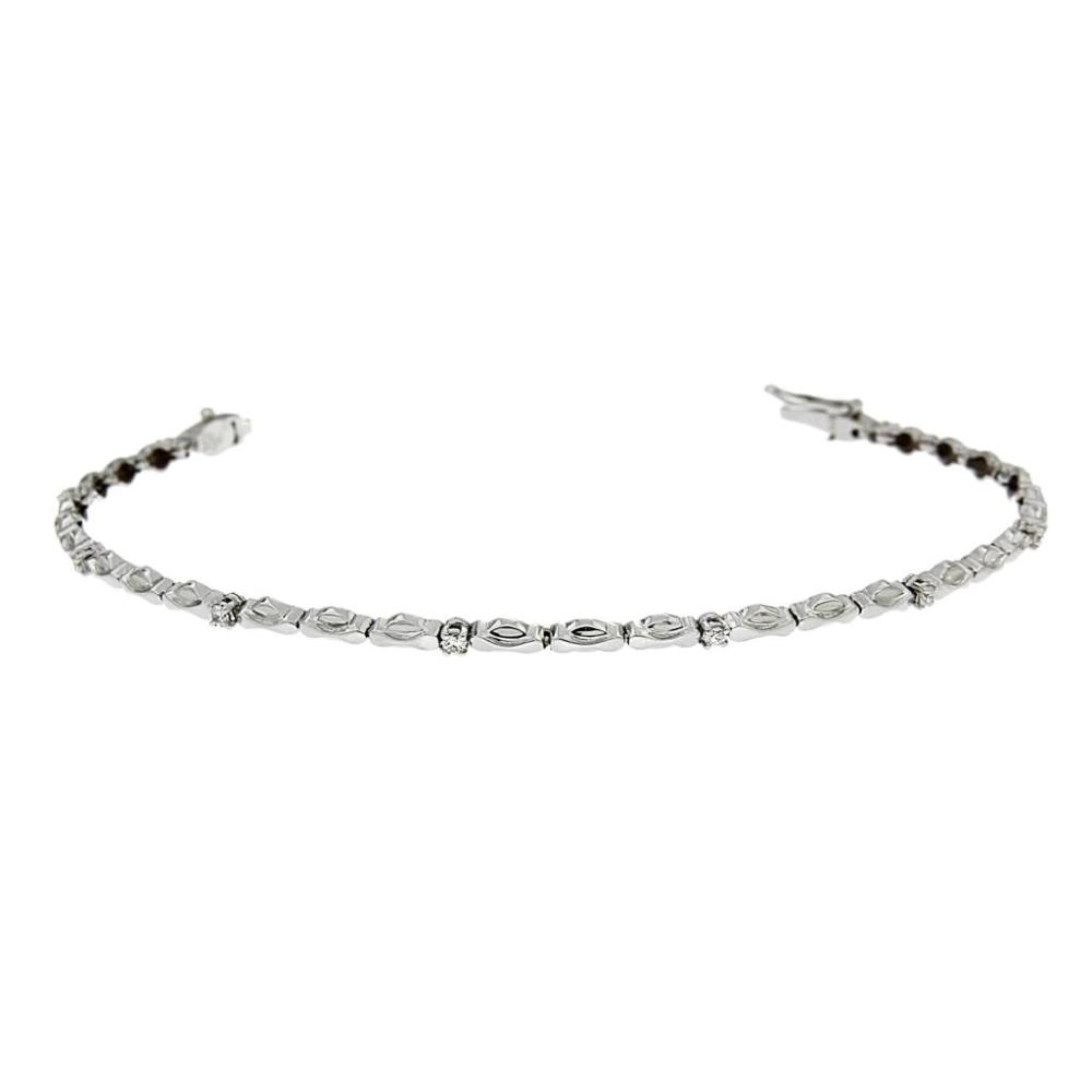 Bracciale Semirigido con Diamanti CT 0.20