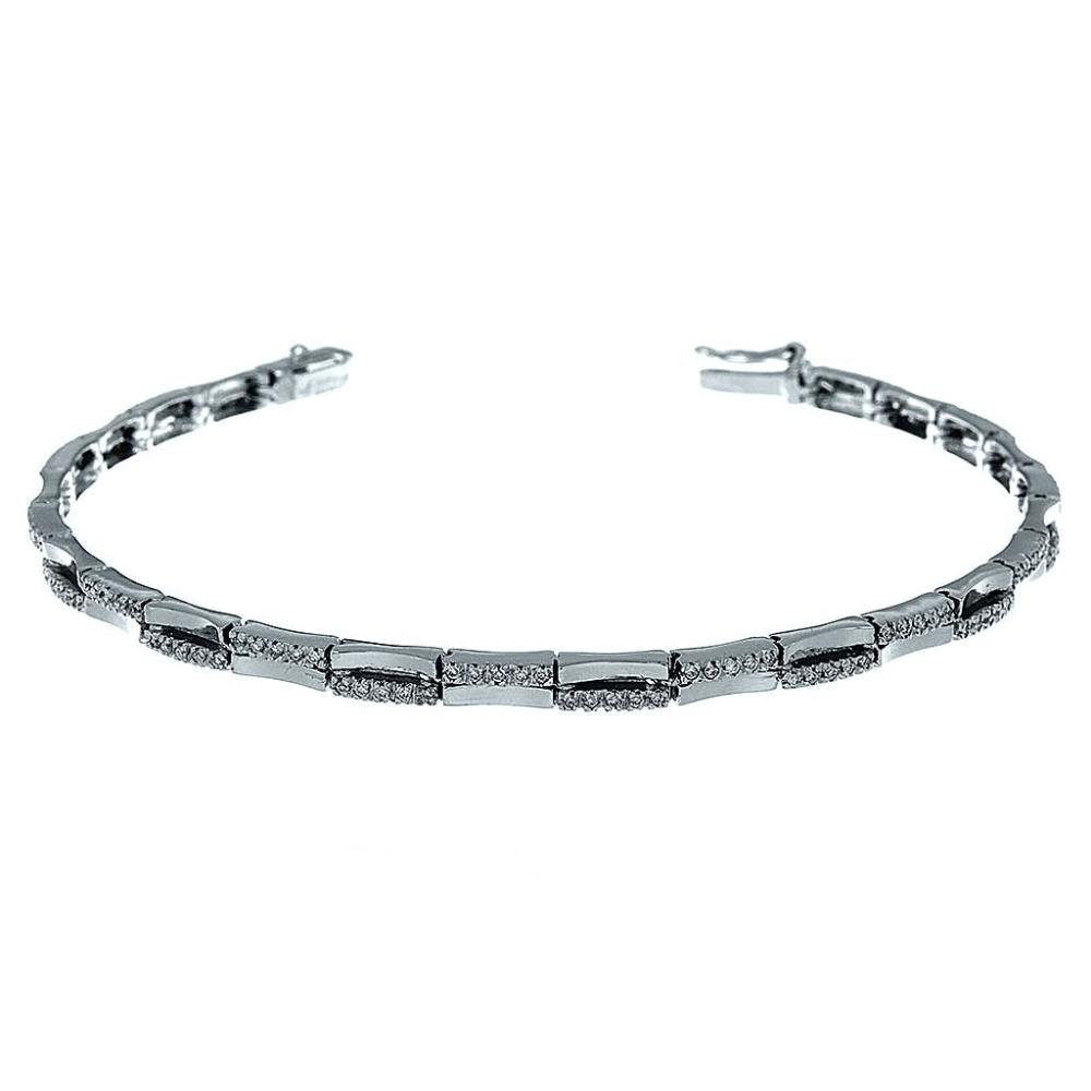 Bracciale Semirigido con Diamanti CT 0.48