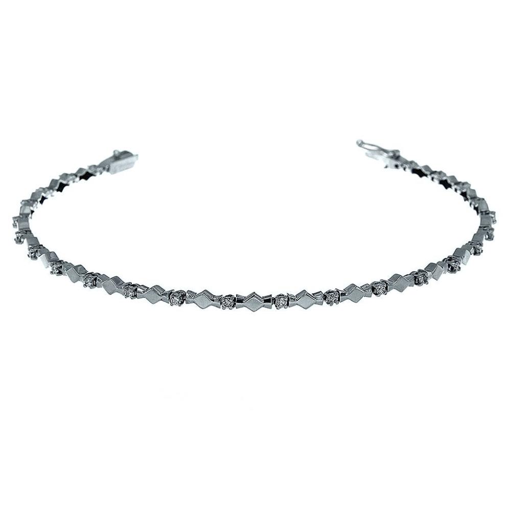 Bracciale Semirigido con Diamanti CT 0.41