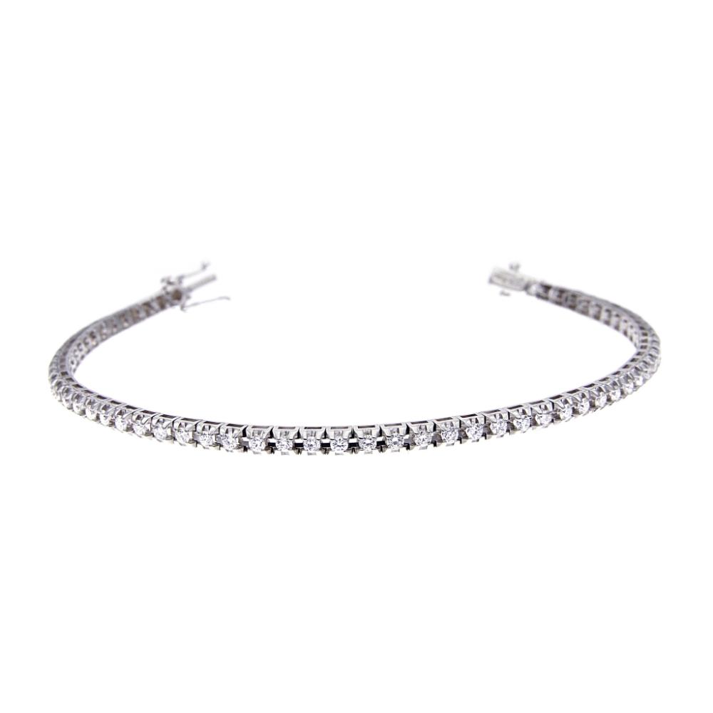 Bracciale Tennis con Diamanti Bianchi CT 1.65 VS1 F