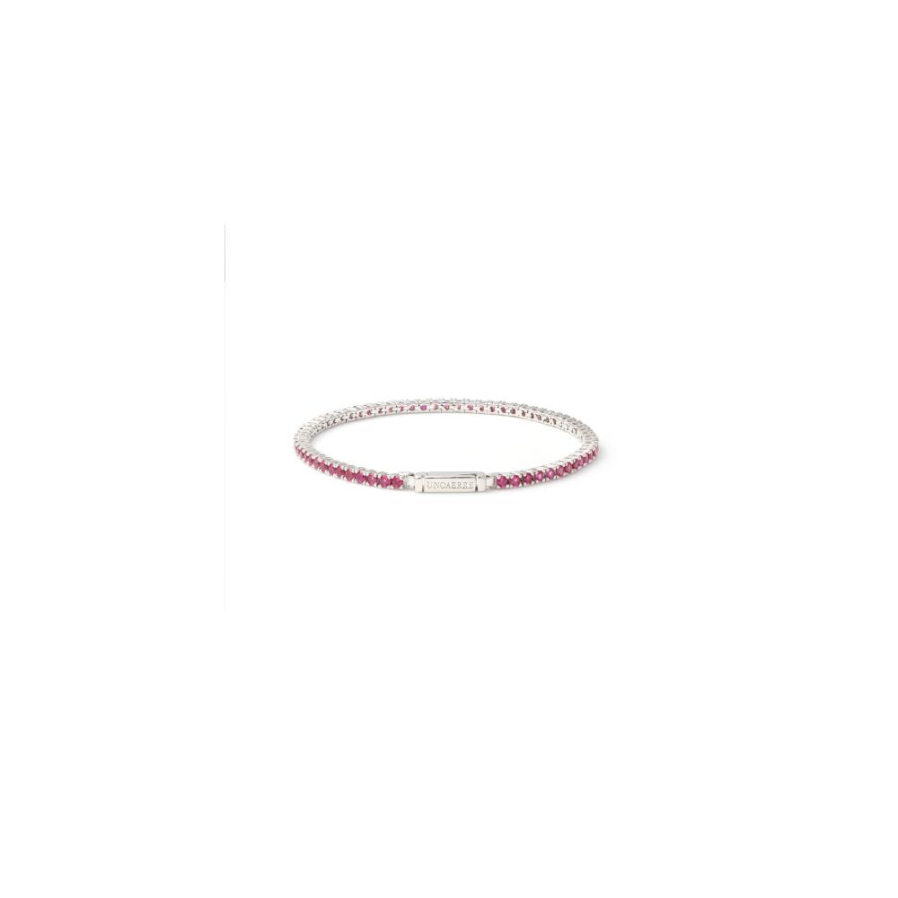 Bracciale Tennis in argento bianco UNOAERRE
