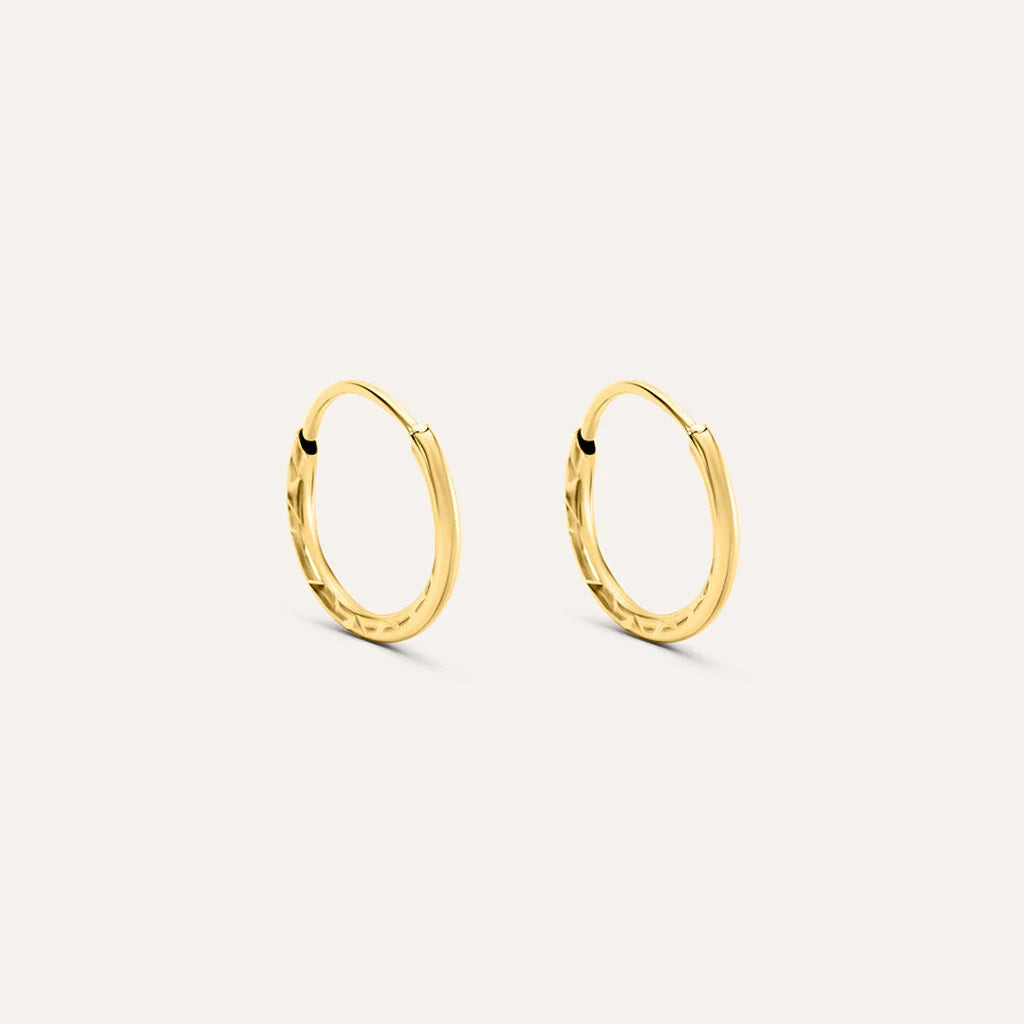 Orecchini A Cerchio Toujours Oro Giallo Stroili Ref. 1401005