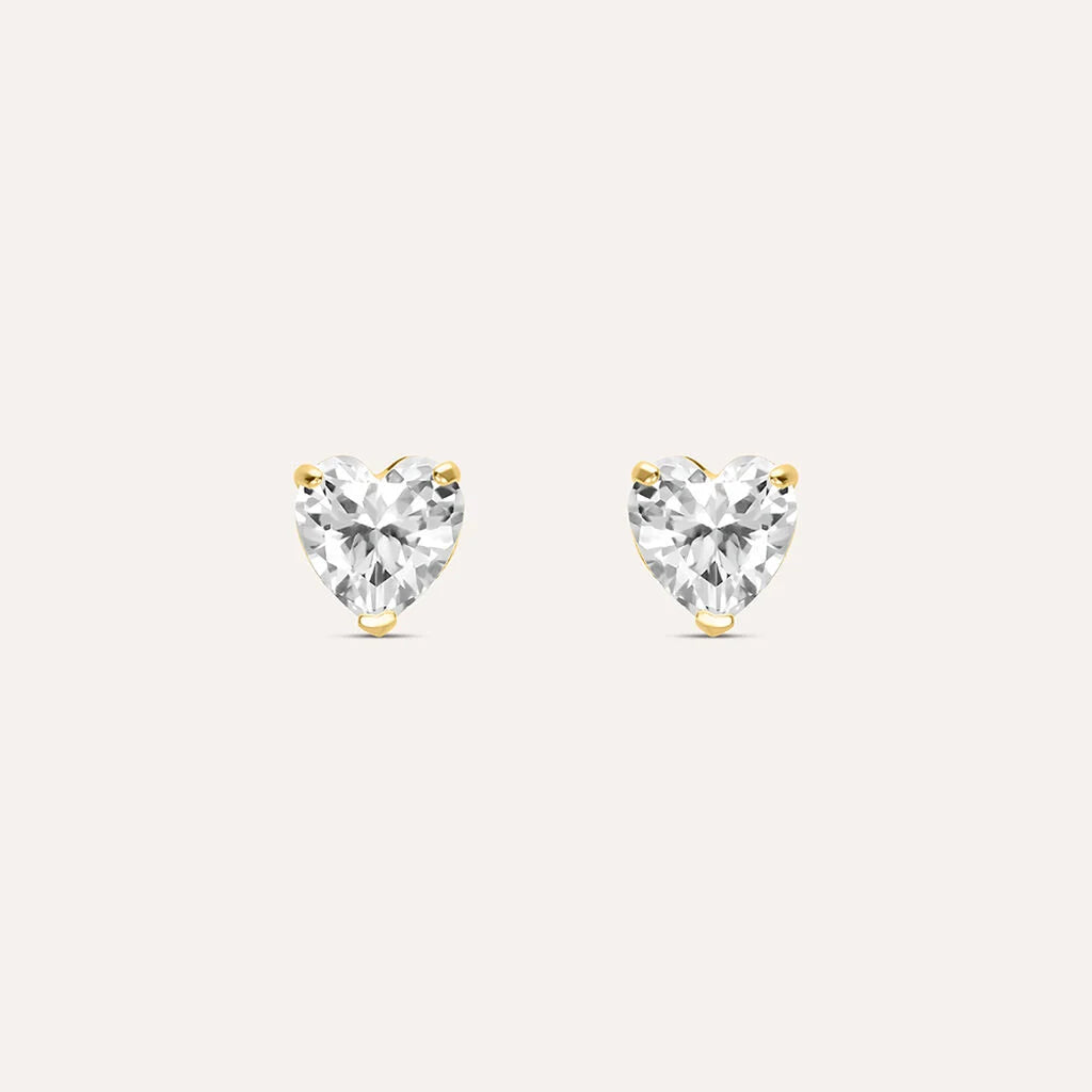 Orecchini Lobo Bon Ton Oro Giallo Cubic Zirconia Ref. 1418109